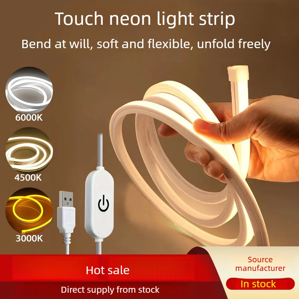 fita-de-led-usb-5v-cob-com-controle-de-toque-e-dimmer-lampada-de-alta-densidade-ra90-fita-flexivel-com-320-leds-m-para-decoracao-de-armarios-e-ambientes-domesticos