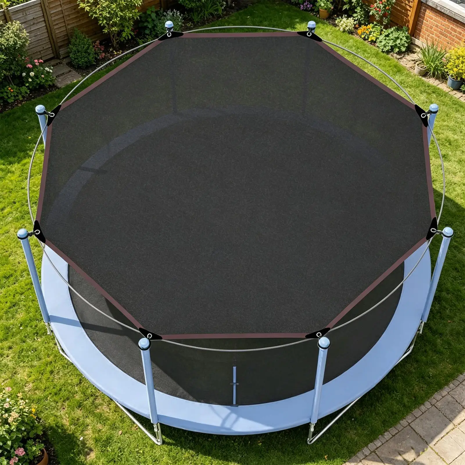 Octagonal Waterproof Protection Replacement Part Sunshade Accessories Trampoline Shade Cover Trampoline Shade For 10FT 12FT 14FT