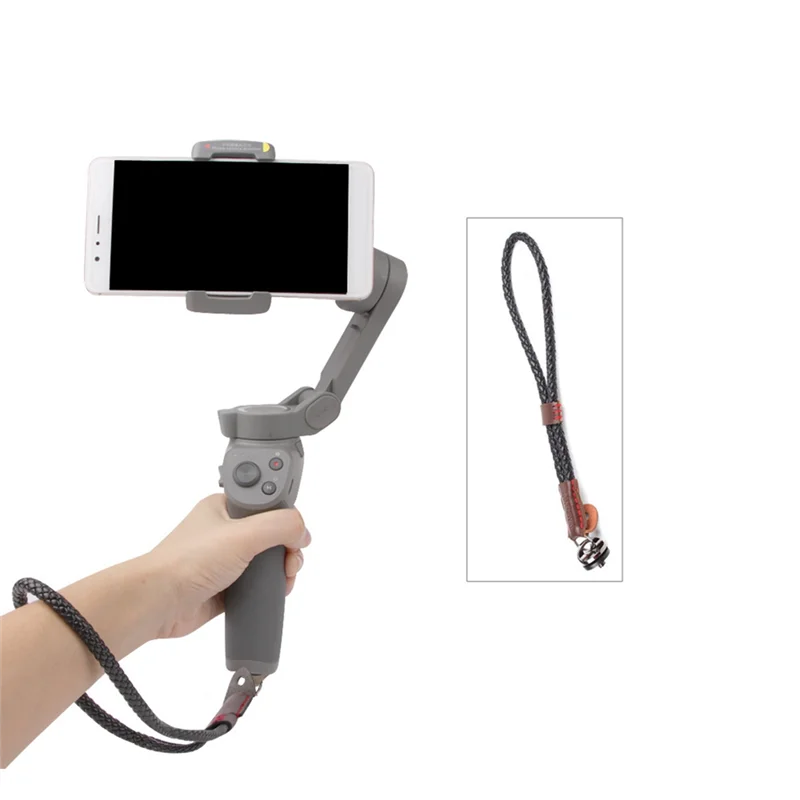 -A14E حزام معصم اليد لـ DJI OSMO Mobile 7P/7/6 حبل مضاد للفقد لـ Osmo Mobile 7P/7/6 مثبت أفقي محمول باليد