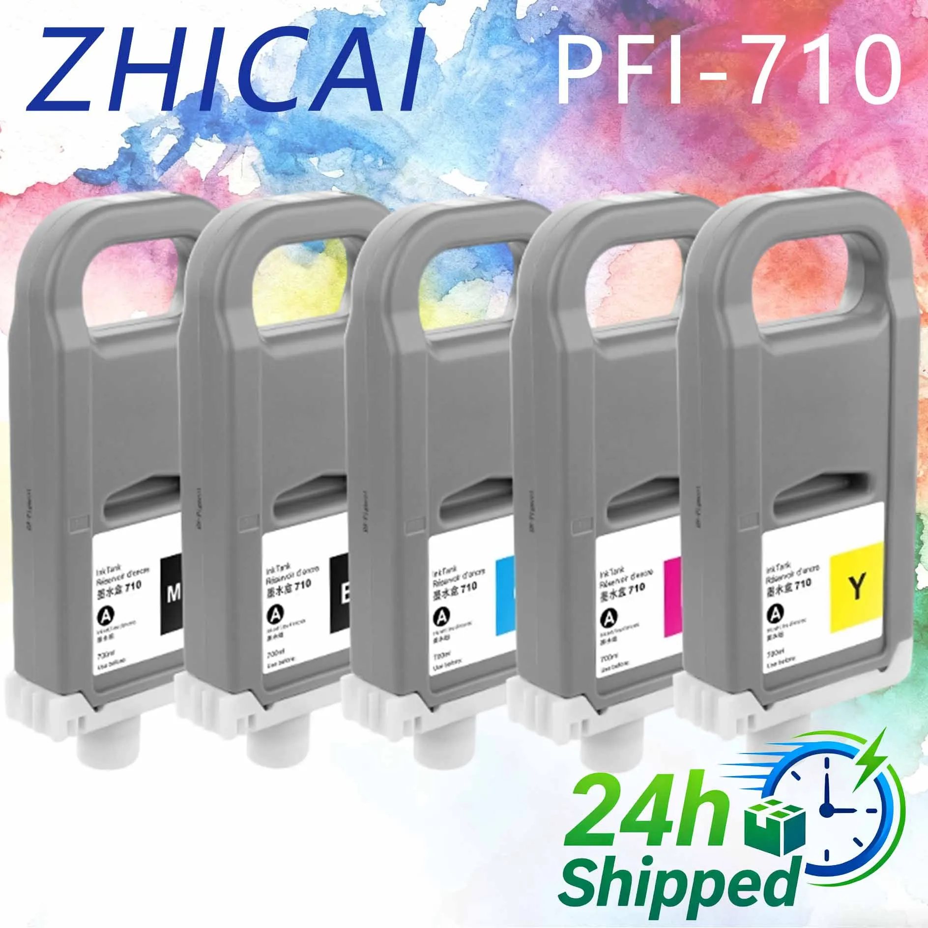 

PFI710 PFI-710 Inks for Canon TX2000 TX3000 TX4000 Printer Ink Cartridge With pigment Ink and Chip