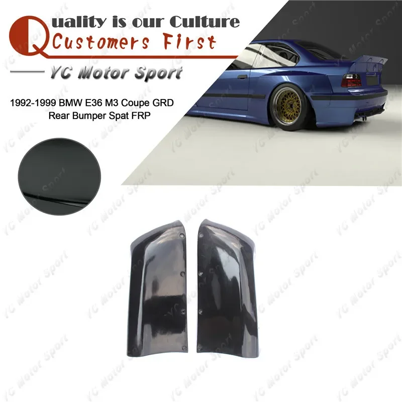 

Car Accessories FRP Fiber Glass Rear Spats Fit For 1992-1999 E36 M3 Coupe GRD PD Style Rear Bumper Spat Cover