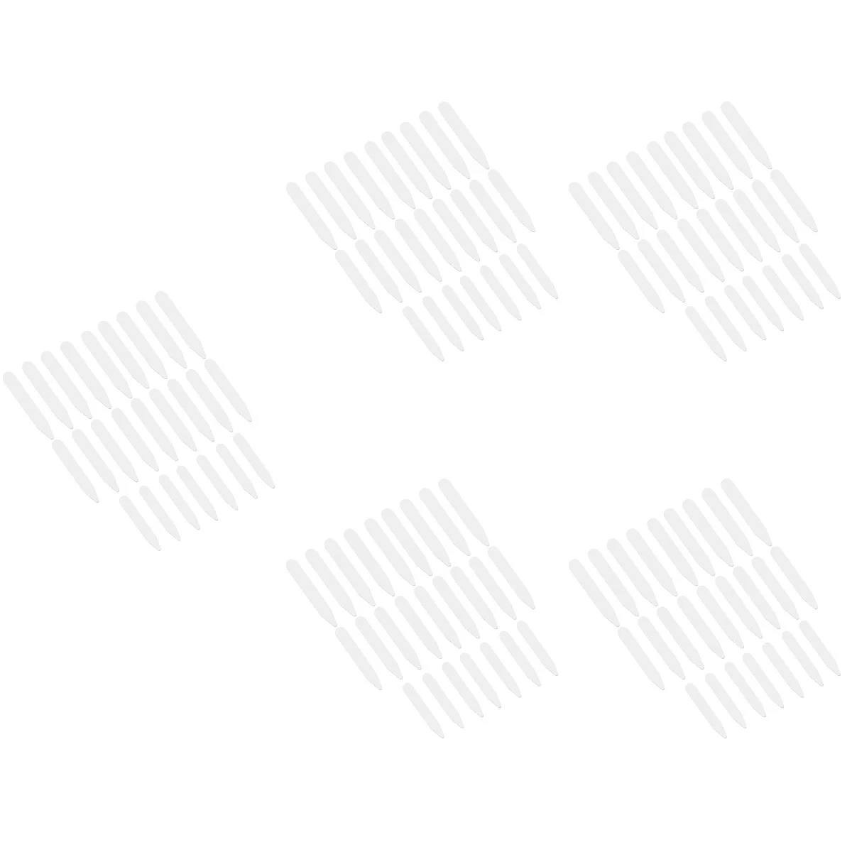 5 Stück Kragenstütze für Herren, Hemd, Knochen für Hemden, selbstklebende Knopfleiste, Kragenheber, Knochen, steifend