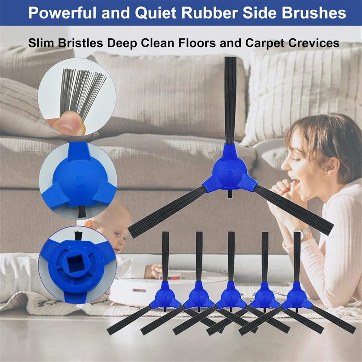 Замена для Eufy RoboVac 11S Max, RoboVac 15C Max, RoboVac 30C Max RoboVac G30 Edge G10, аксессуары для гибридных роботов