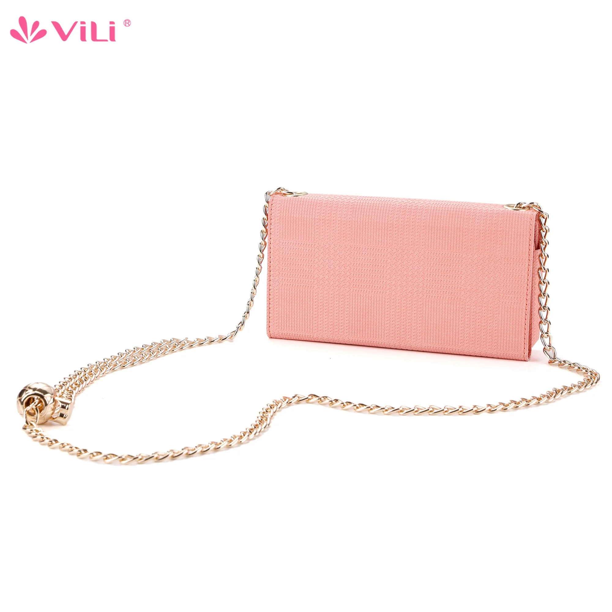 ViLi Wallet case (RFID Blocking) Lady's handbag Card bag Zipper mobile phone bag Mini crossbody bag Sling bag cardholder