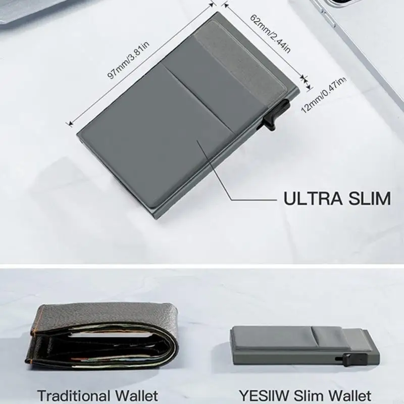 Protected Card Carriers Invisible Cash Compartment for Business Travel Use 193A