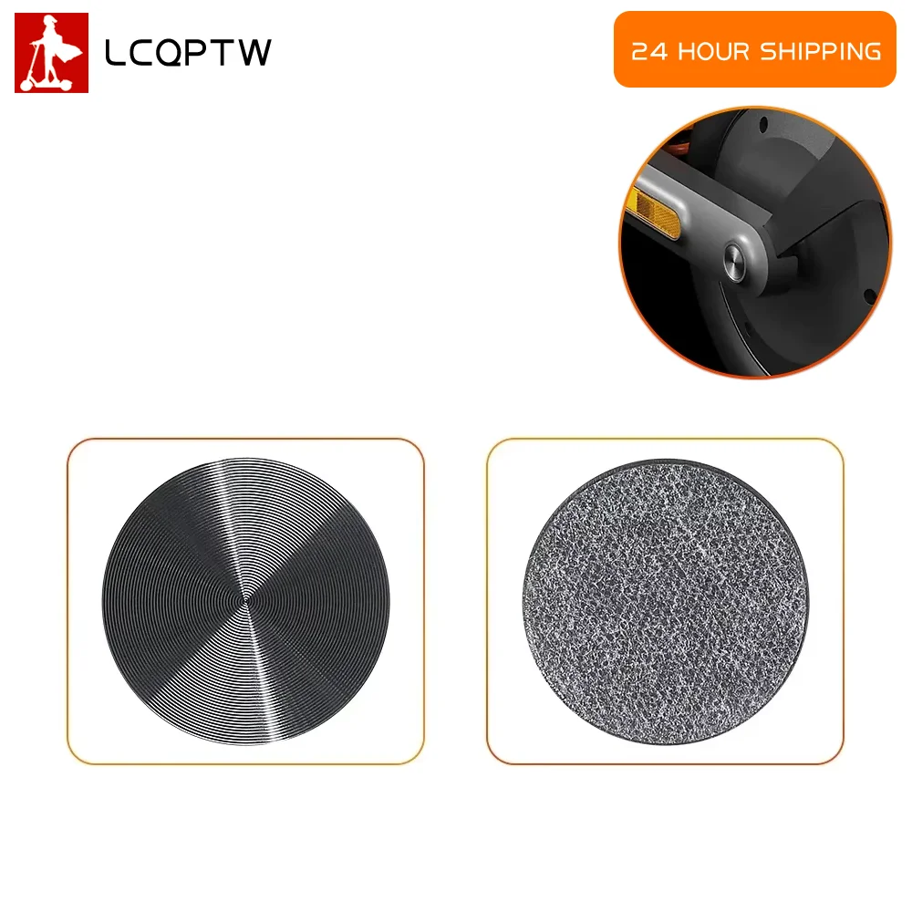 CD Pattern Rear Fork Decorative Trim Cover for Xiaomi 6 Electric Scooter Rear Wheel Cover Beautify Accessories Parts Replacement