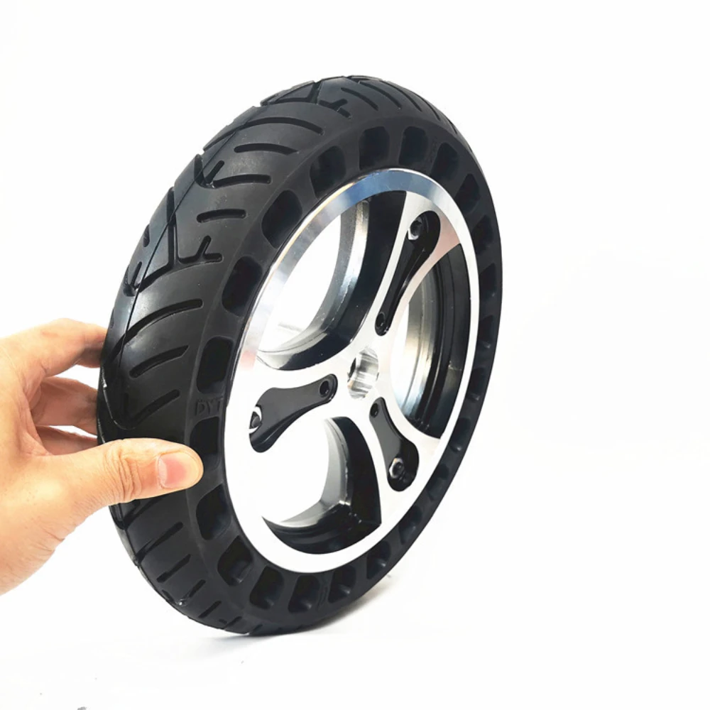 12 inch Tire 12x2.125 12 1/2*2 1/4 Honeycomb Solid  Rear Wheel Keyway Flange Installation for Electric Wheelchair with Rim