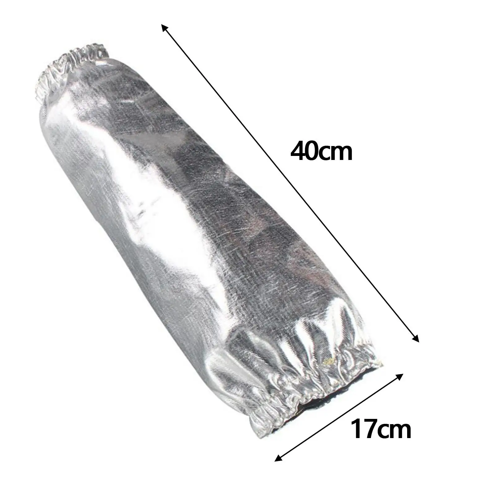 Heat Resistant Arm Protectors Welding Sleeves for Kitchen Gardening Fireproof Aluminum Foil over Sleeve Anti Abrasion Protective