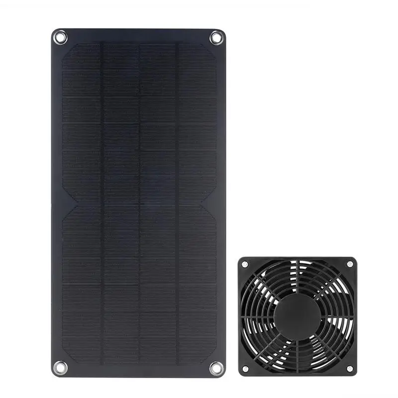 

Solar Powered Exhaust Fan Solar Ventilation Fan Quietly Cools And Weatherproof Design Exhaust Your House Garage Chicken Coop Or