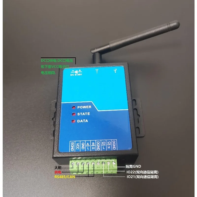 ESP32 Bluetooth & WIFI to CAN/RS485 Modbus RTU TCP Slave