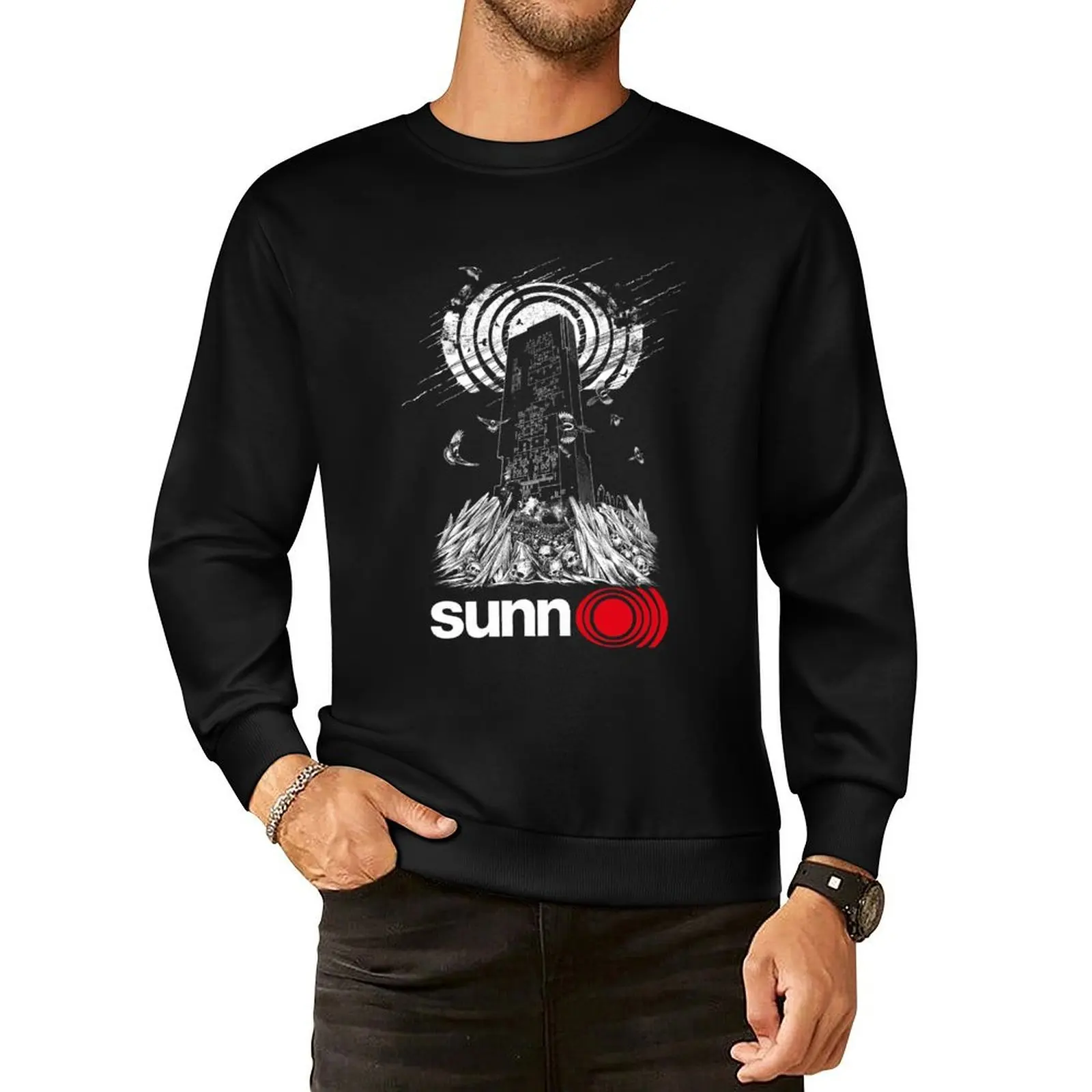 

SUNN O))) Pullover Hoodie men's winter sweater anime clothing autumn clothes hooded sweatshirts