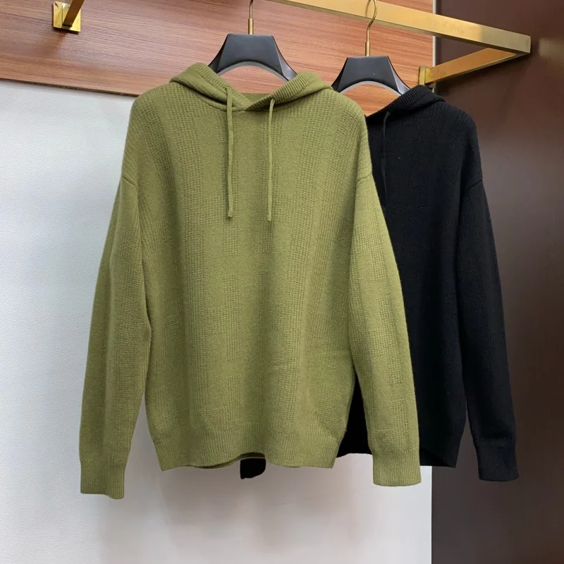 

Осень/зима, новый тренд, модный итальянский дизайнерский вязаный шерстяной свитер с воротником и длинными рукавами