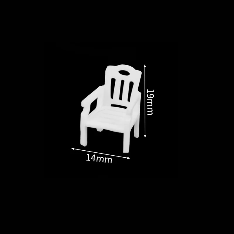 10 Teile/los Simulation Mini Maßstab 1:50 Wc Closes/Stuhl Modell DIY Indoor Badezimmer Szene Layout Materialien Diorama Kit – Detail 14