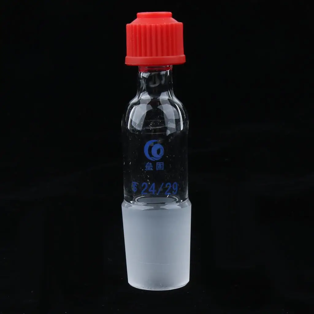 Thermometer Adapter Glass Inlet 24 29 Inner Joint Clear Lab Fitting for Distillation Apparatus and Temperature Probe Port