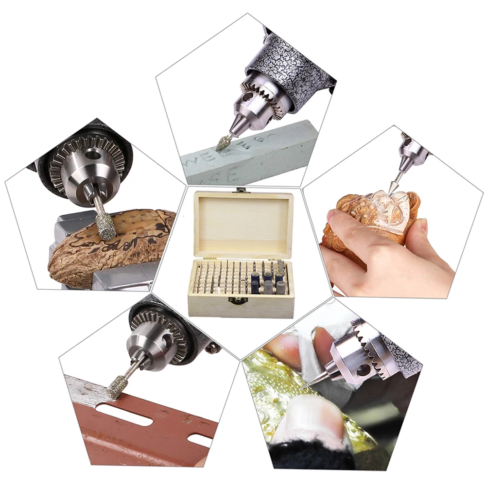 

【HOT】86pcs/set Rotary Tool Kit Burr Bits Drill Polishing Kit for Sanding Polishing Cutting Carving Wood Stone Jewelry Glass
