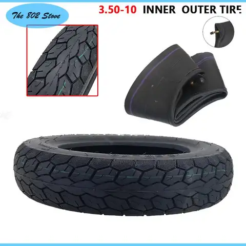 For 3.50-10 wire vacuum tire inner outer tire Electric bicycles  electric motorcycles, and light motorcycles