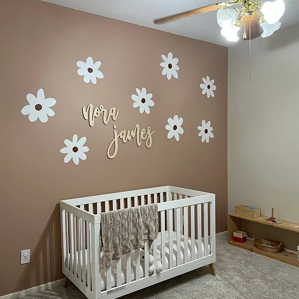Grands autocollants muraux de style Boho Détruire AndrFlowers, décalcomanies murales décoratives pour la maison, chambre d\'enfant, salon, art mural