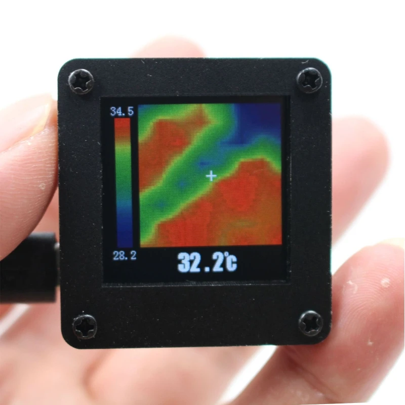 Ipiip Termógrafo Câmera Termográfica Temperatura AMG8833 Câmera Imagem Térmica Infravermelha USB 5V Power Portátil Imager