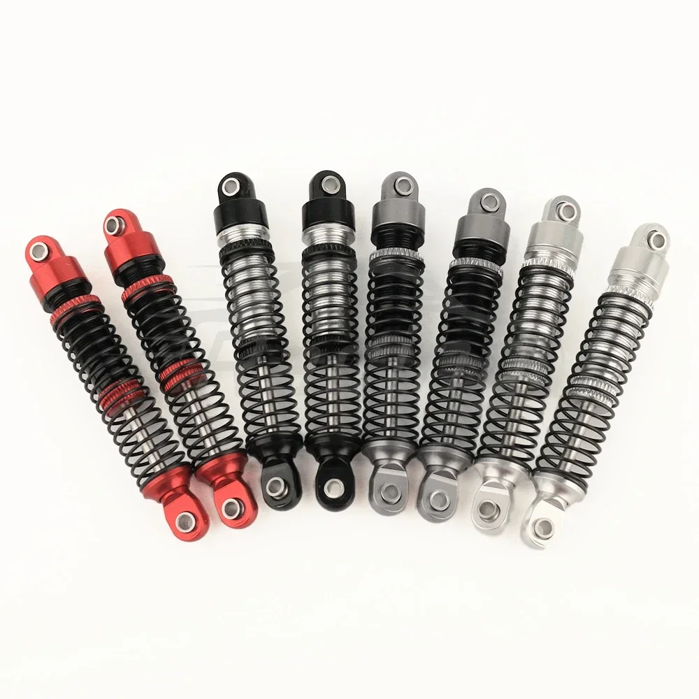 4 buah 53mm 59mm 66mm peredam kejut aluminium untuk 1/18 RC Crawler TRX4M TRX-4M suku cadang Upgrade pelindung Bronco