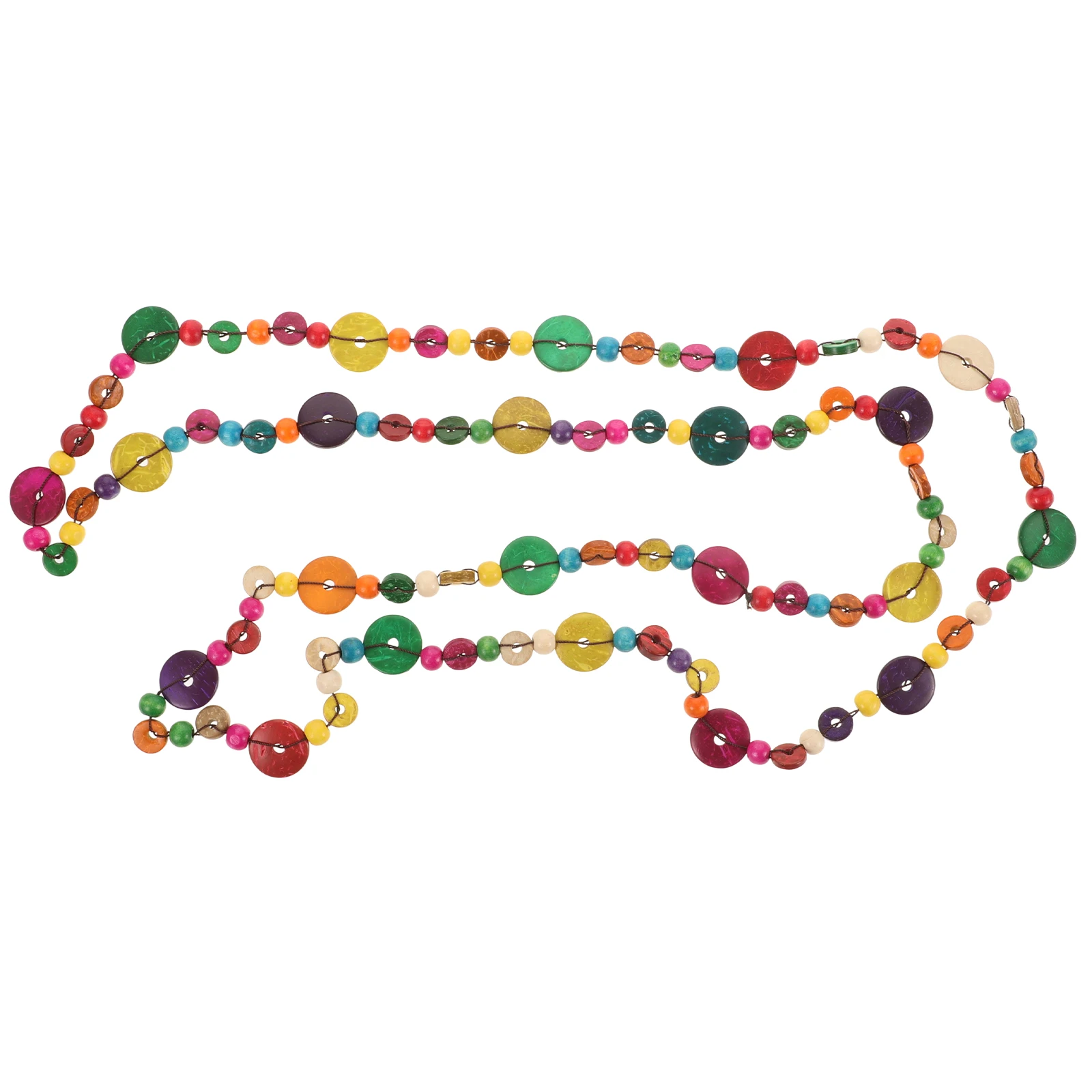 

Colorful Vintage Bohemia Coconut Shell Necklace Handmade Multilayer Pendant Jewelry For Women Fine Craftsmanship Durable Daily