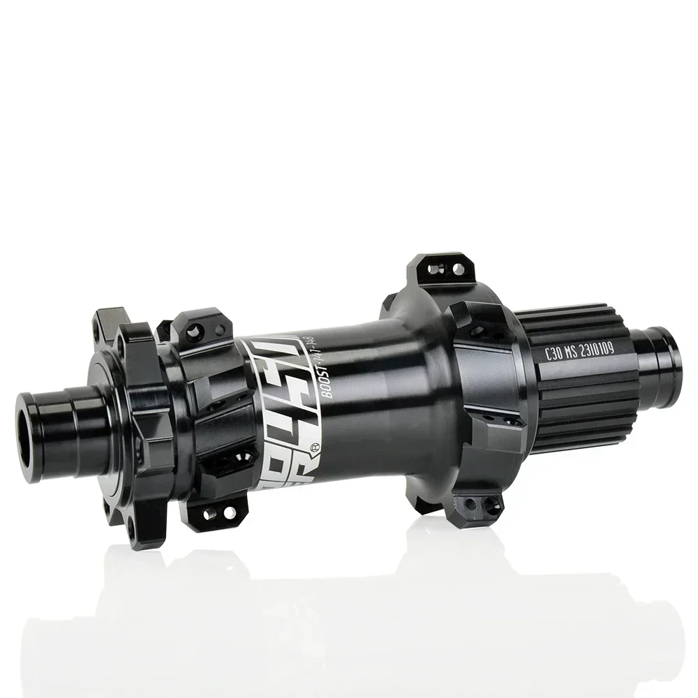 Koozer 450 Boost 120HD CR-MO Stahlachse 28 Löcher Straight Pull 6 Bolzen 5x141 15x110 12x148 HG XD MS 11 12 Speed MTB Fahrradnabe – Detail 14