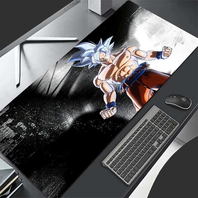 Alfombrilla de ratón de varios tamaños, alfombrilla para teclado de jugador Dragon Ball Z DBZ, alfombrillas de escritorio, alfombrilla extendida, accesorios para juegos de PC y oficina, alfombrilla para ratón