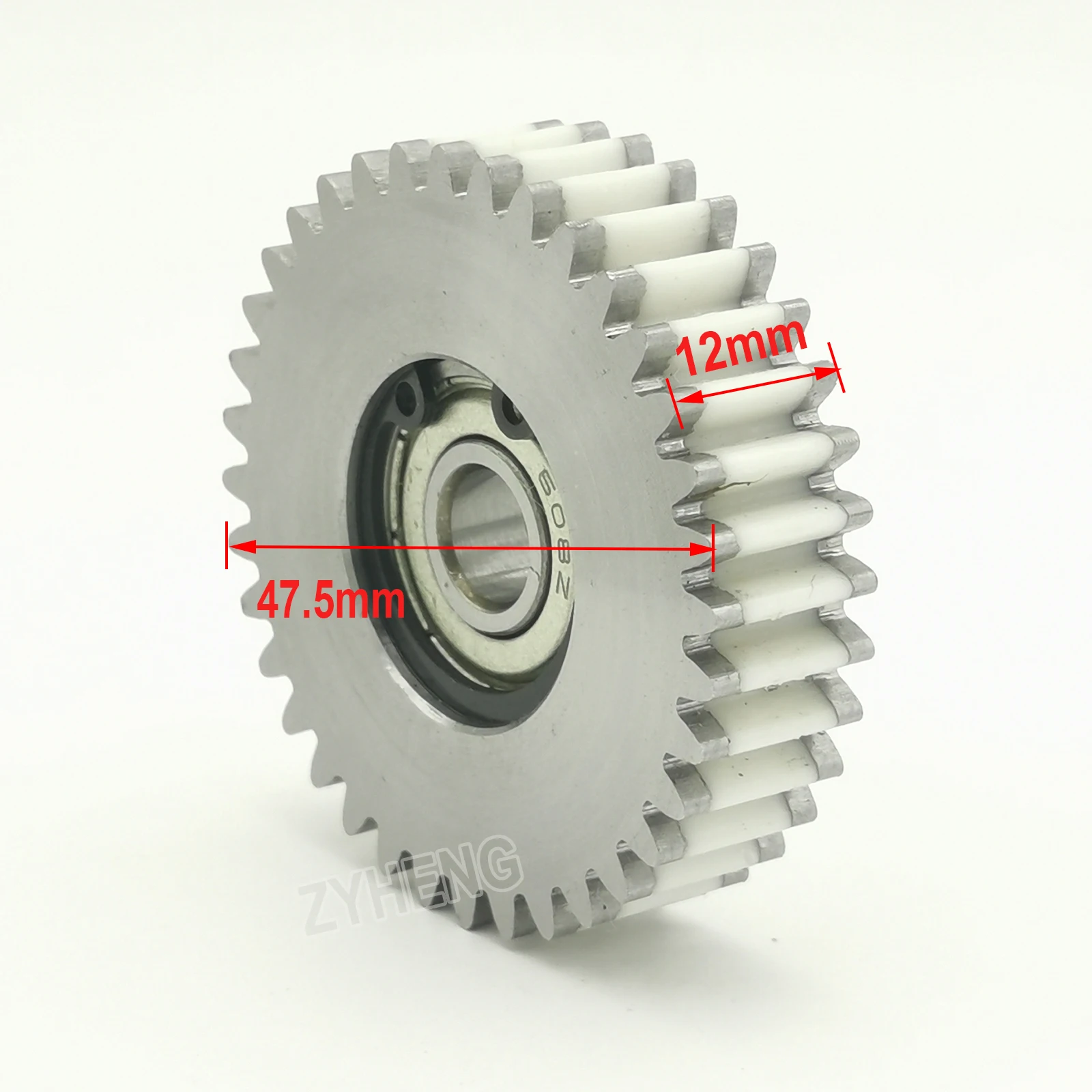 3PCS 36T 47.5X12mm Planetary Gear with 608z bearing For Electric Bike Bafang Motor G020 G060 G062 500W/750W Metal and Nylon Gear