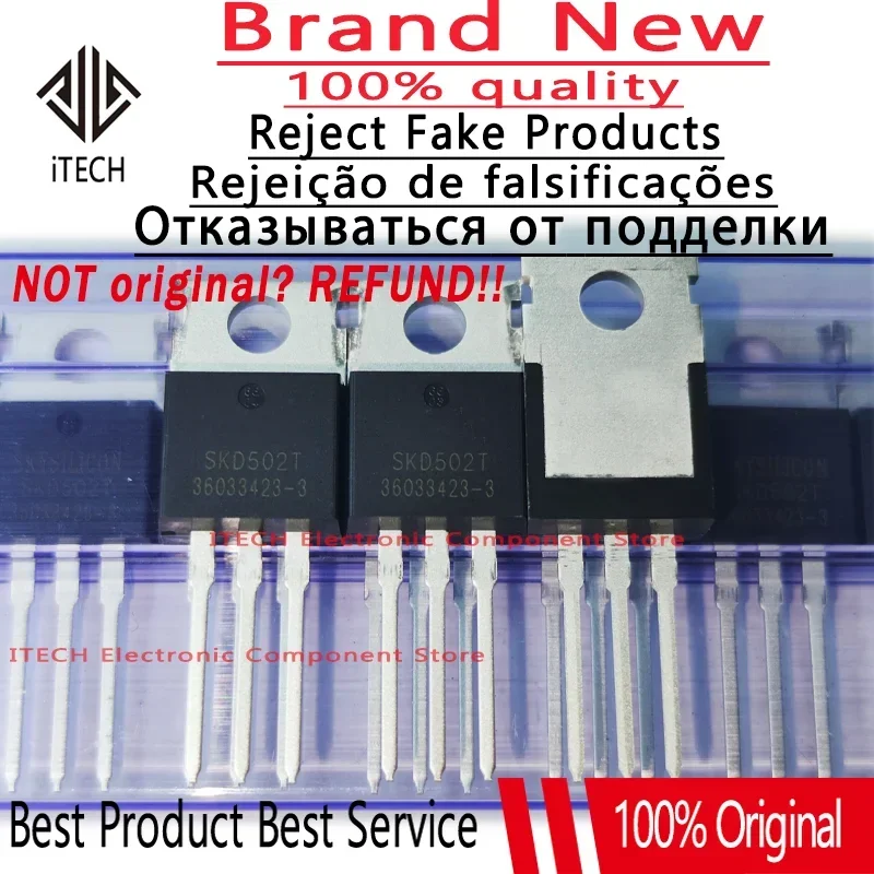 10pcs/lot Original SKD502T CRST055N08N SKST065N08N TO220 MOSFET 100% New and Genuine