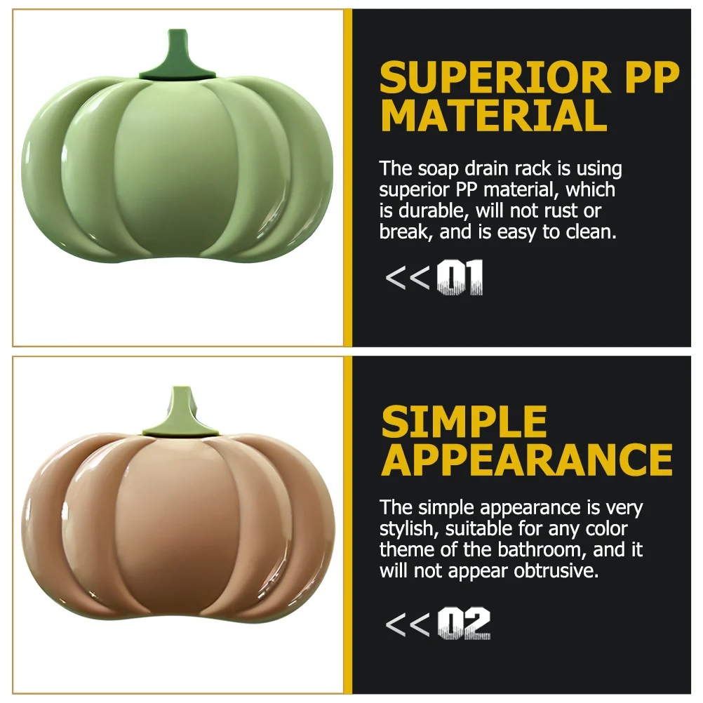 

4Pcs Household Drain Soap Box Stylish PP Material Bathroom Kitchen Sink Soap Tray Draining Rack Dry Easy Clean