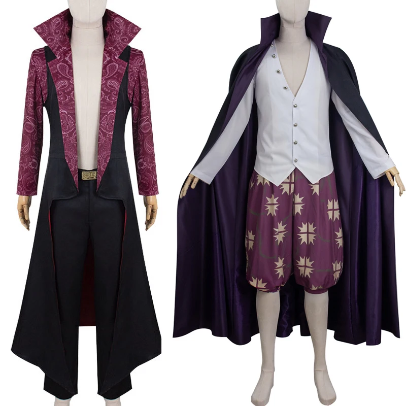 

Dracule Mihawk Hawk-Eye Mihawk Cosplay Shanks Costume Jacket 2023 TV Movie Cosplay Trench Coat Halloween Carnival Party Outfits