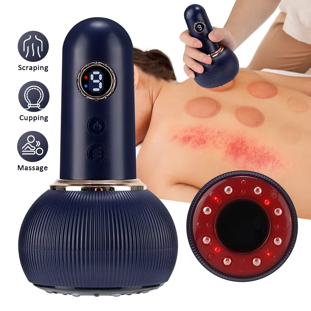 

Electric Scraping Instrument Heating Vibration Microcurrent Meridian Brush Body Anti-Cellulite Therapy Massager Guasha Slimming