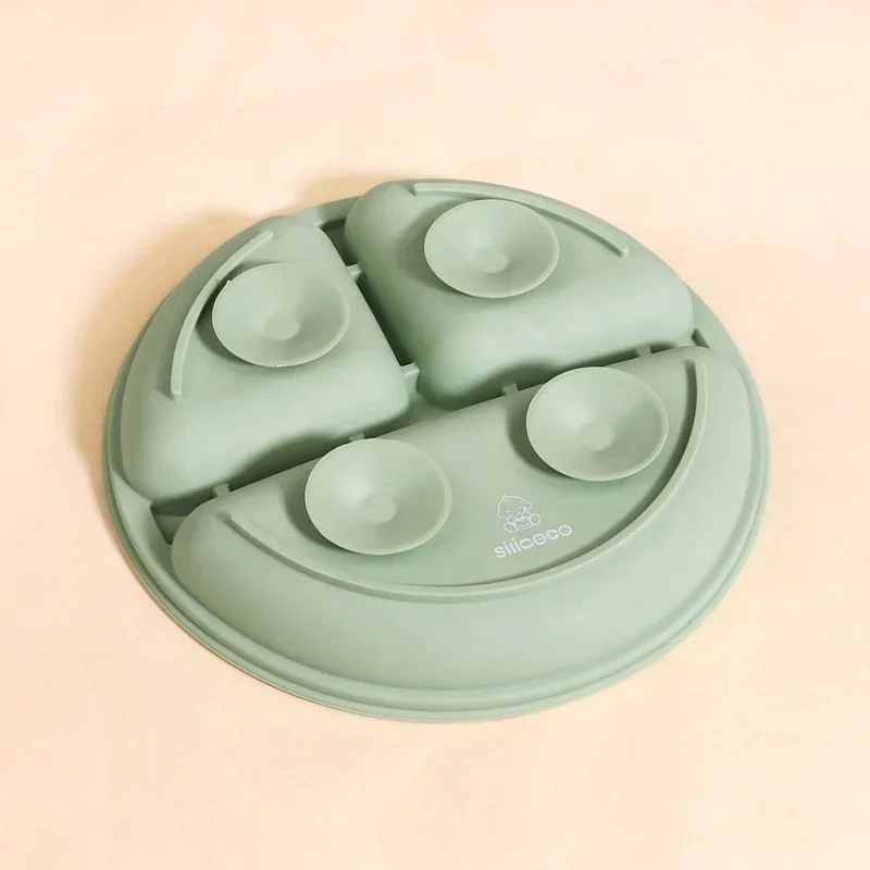 Silicoco Wholesale Custom BPA Free Silicone Bowl Suction Snacks Cup Straw Plate Bibs Products Kid Other Tableware Baby Feeding S