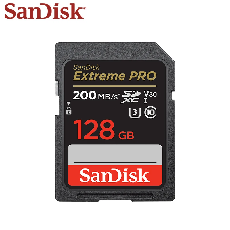 SanDisk Extreme Pro SD 카드 512GB 메모리 카드 256GB 플래시 카드 128GB 클래스 10 U3 64GB SDXC SDHC 32GB SD 카드 (디지털 카메라 용)