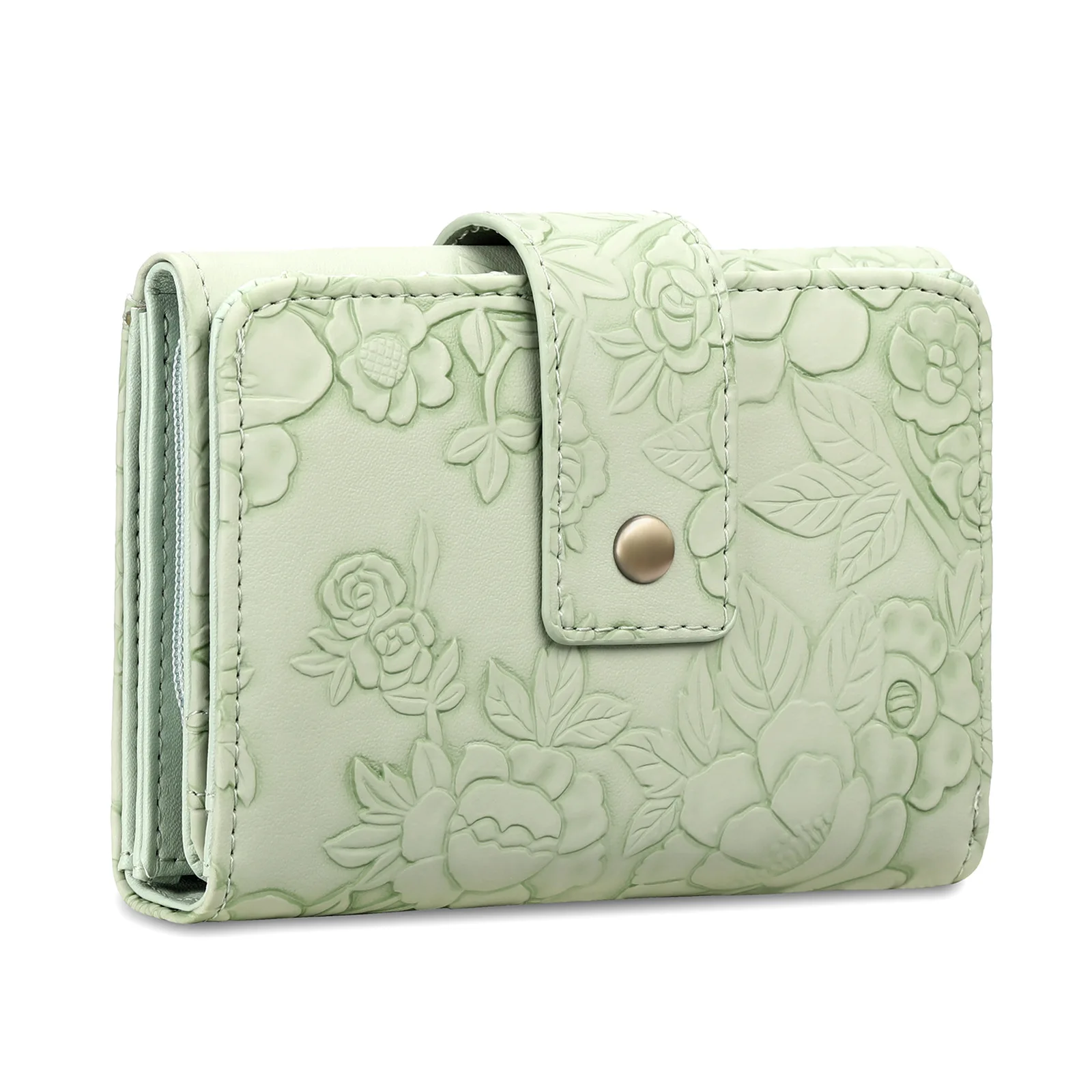 

New short wallet, short and fashionable carved women's clutch bag, large-capacity storage bag, and wallet are fashionable