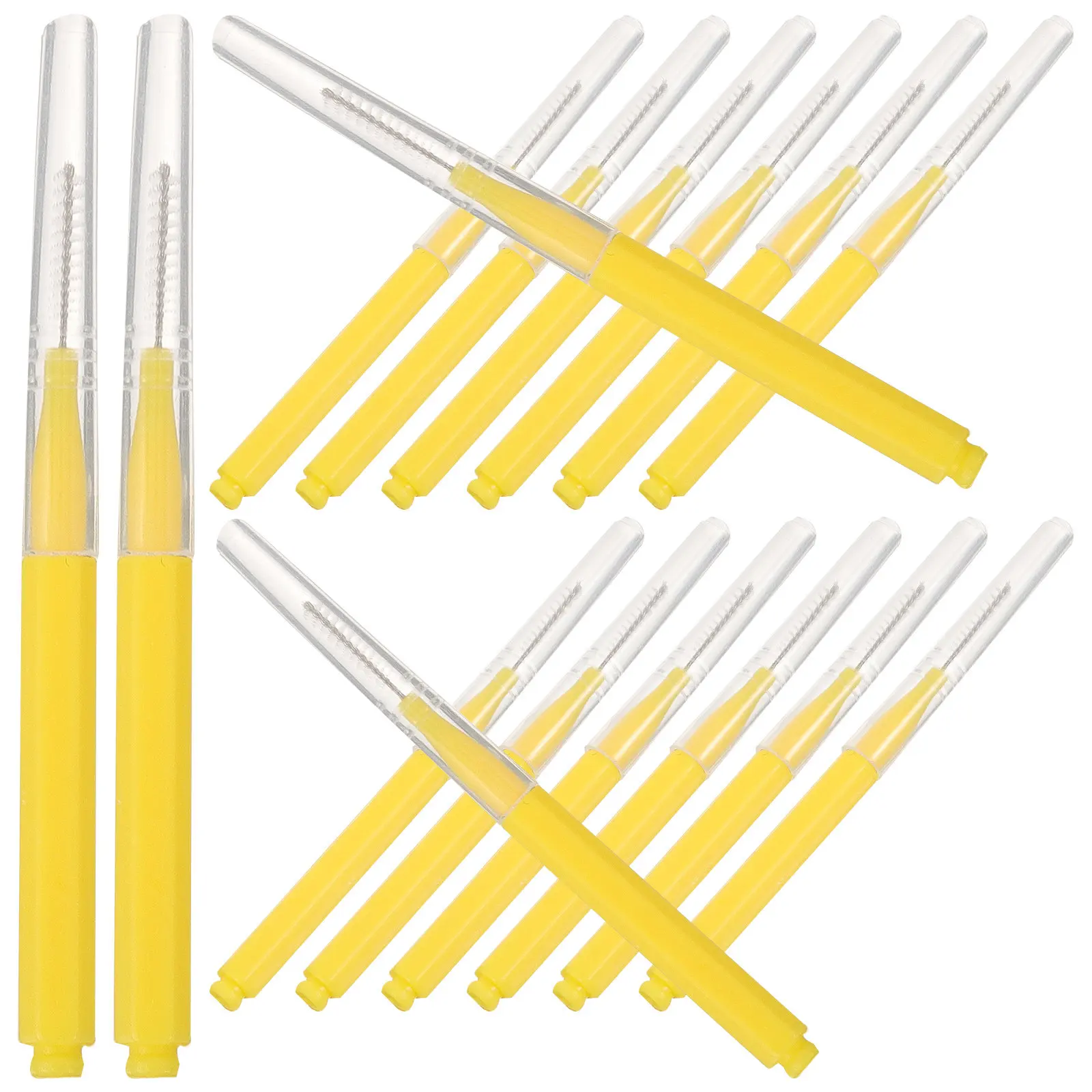 

Набор для чистки зубов и десен: 1 коробка межзубных щеток, инструмент для чистки брекетов, портативные зубные нити-флоссеры, зубные палочки с широкой щетиной для удаления налета