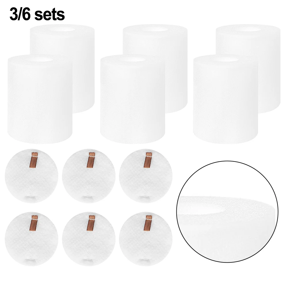 6 قطعة مجموعات رغوة تصفية ل القرش AV2511AE AV2501AE AV2501S RV2610WA كنس الروبوت مكنسة كهربائية اكسسوارات قطع الغيار