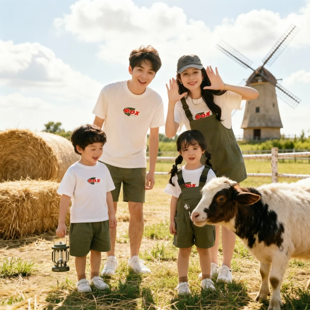 Family Matching Clothes Parent-child Clothing Korea Mom Daughter Baby Tops Jumpsuit Sets Dad Son T Shirts Shorts Outfits