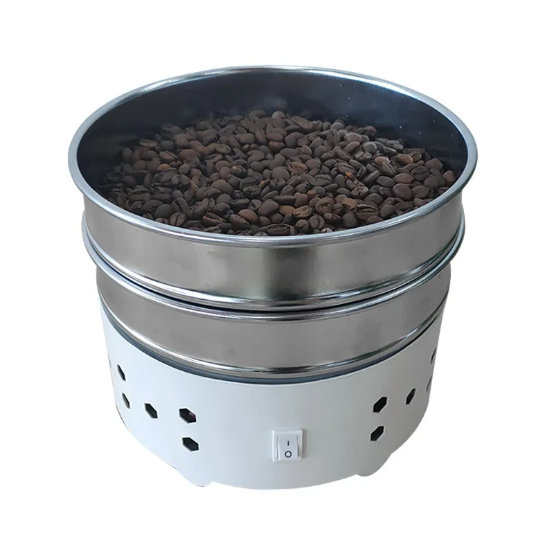 

110V/220V Household Small Coffee Bean Roaster High Suction Stainless Steel Cooler Cooling Plate With Filter Radiator