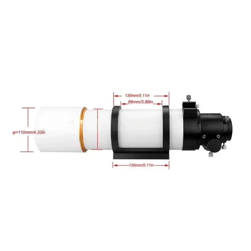 Sv48p Refraction Astronomical Telescope Lens Cone 1.25/2-Inch 90/500 Dual-Speed Focusing