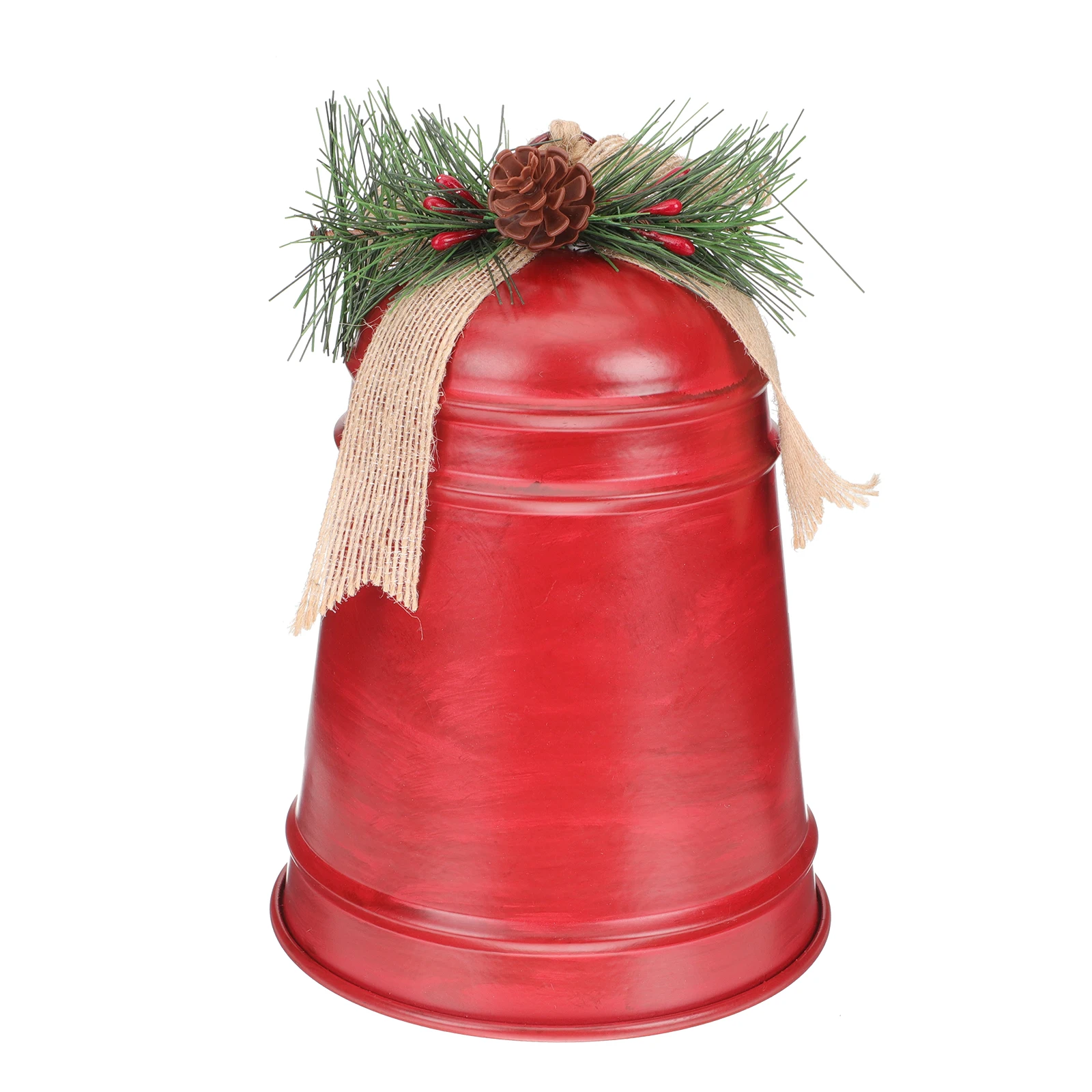 

Metal Christmas Bell Hanging Decor for Door Window Tree Xmas Ornaments Festive DIY Decorations Smooth Texture