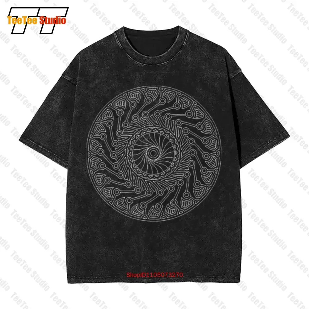 Mandala Iii Woman Yantra Vintage Oversized T-Shirt E4JV
