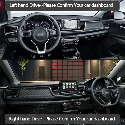 Imagen 2 del producto Cubierta de salpicadero, almohadilla protectora para Kia Rio 4th Gen 2017 2018 2019 YB, accesorios para coche, tablero, sombrilla, alfombra Anti-UV, Dashmat