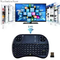 SUNGI Arabic/German/French/Russian 2.4GHz Mini Wireless i8 Keyboard Touchpad AZERTY For Android TV Rechargeable Battery