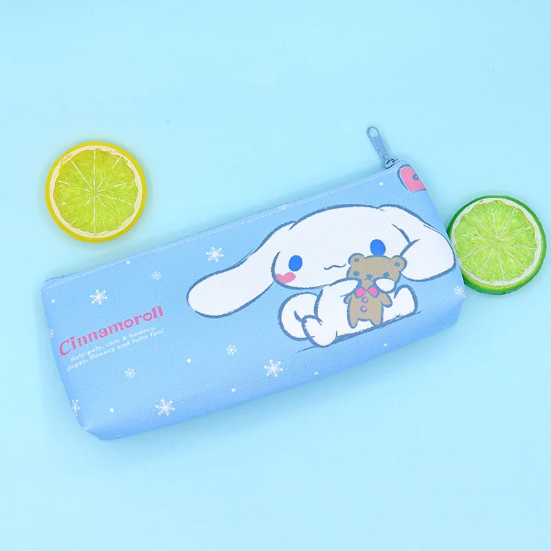 Imagem -06 - Estojo de Lápis Sanrio para Estudante Melody Hello Kitty Kuromi Cinnamoroll Bolsa de Caneta Papelaria Kawaii Material Escolar