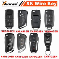 5PCS Xhorse XK Wire Remote Key XKB501EN XKLKS0EN XKDS00EN XKKF02EN XKFO01EN XKB508EN XKHY01EN XKHY05EN for VVDI2/Mini Key Tool