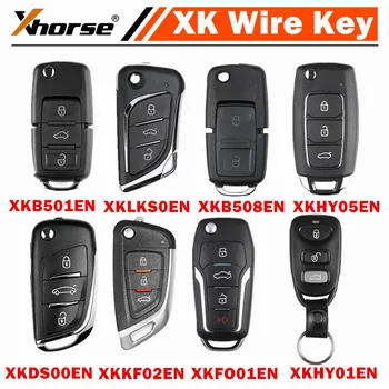 5pcs xhorse xk draht fernbedienung schlüssel xkb501en xklks0en xkds00en xkkf02en xkfo01en xkb508en xkhy01en xkhy05en für vvdi2/mini key tool