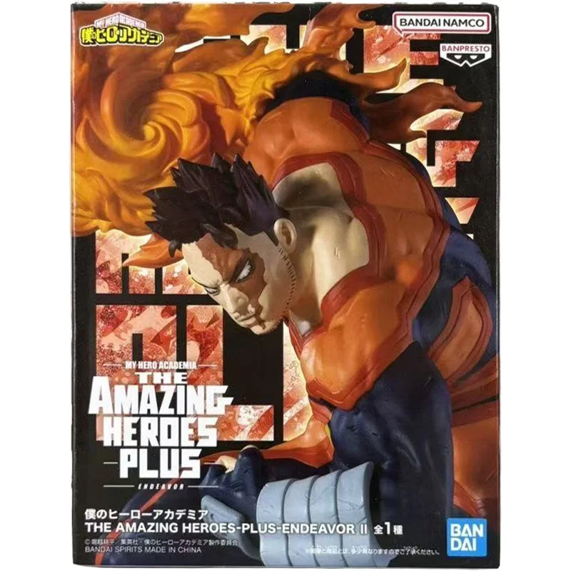 En Stock Original véritable BANDAI NAMCO BANPRESTO mon héros académique les héros incroyables plus endavour PVC 15 cm Figure modèle cadeau