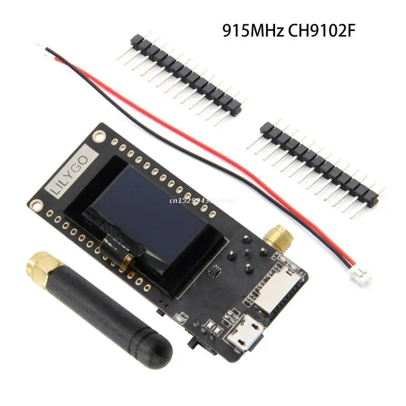 Imagem -04 - Wifi sem Fio Bluetooth-compat Módulo Esp 32 Sma Ip5306 Oled 0.96 Cartão 32 Ch9102 868 915 433mhz Dropship Lora32 V2.1