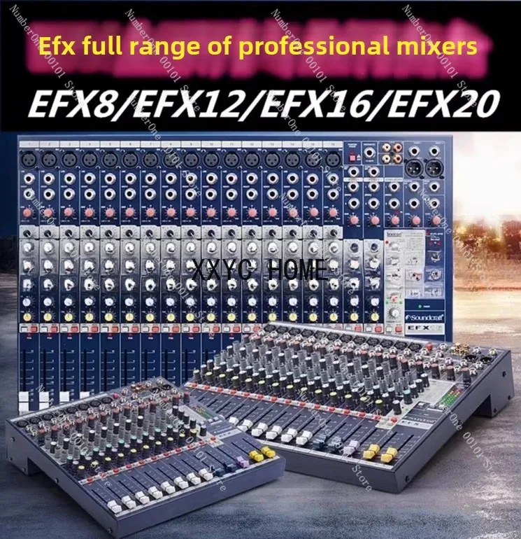 Soundcraft Efx8 Efx12 Efx16 Efx20 Road Professional Stage Performance Conference Mixer