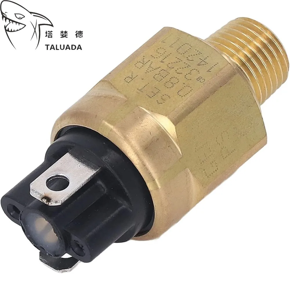 

Pressure Sensor Switch Brass 0.8bar Oil Pressure Sender Switch NPT 18 Replacement For LiuGong Excavator